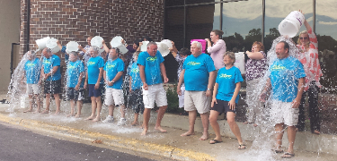 Ice Bucket Challenge participants at Citizens.