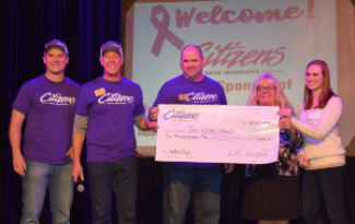 Citizens Bank Minnesota raises $4,000 for the Lewis House